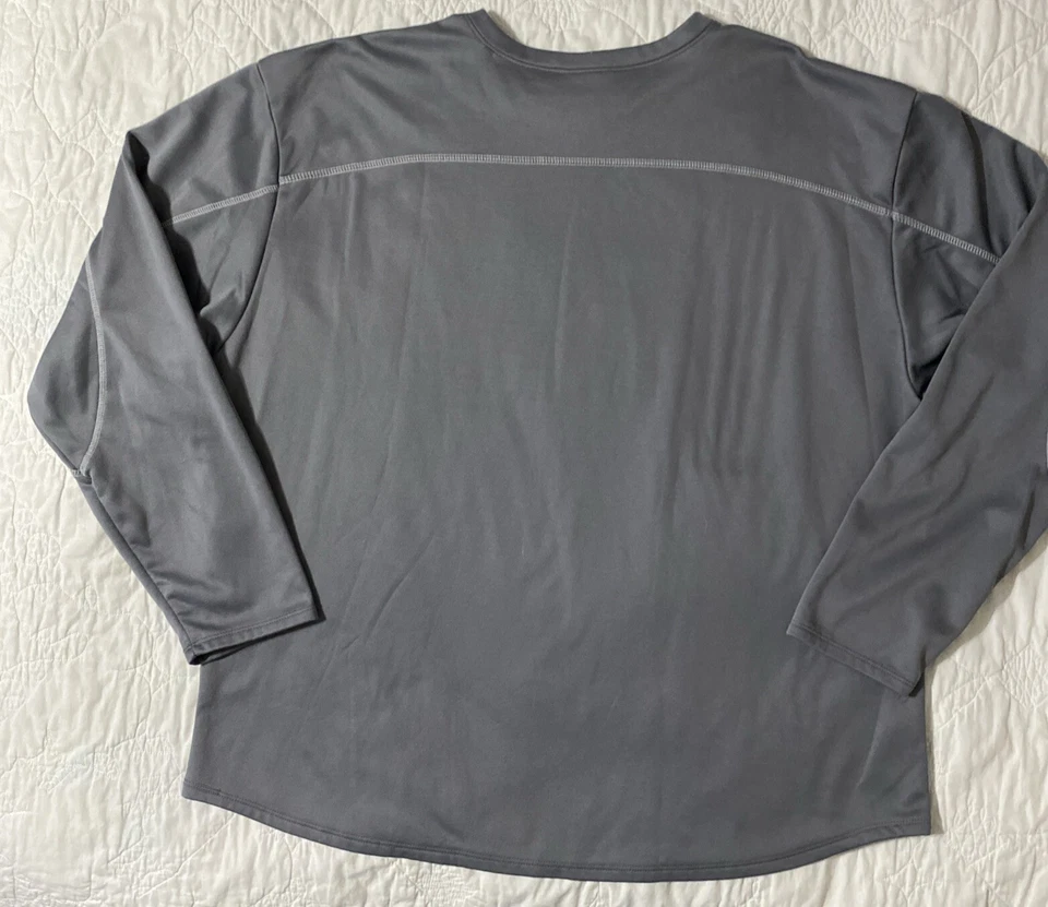 Pullover Augusta Sportwear Edge para hombre, manga larga polar, adulto 2XL, gris Foto 4 de 4