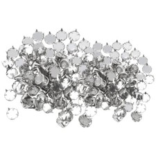 100PCS Rivets Round Spike Studs Mini Claw Studs Rivets Spike Studs for Clothes