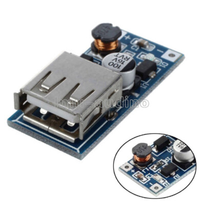 2Pcs DC-DC 0.9V-5V to 5V Booster Module USB Mobile Step-up Power Supply Module