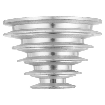 Drill Press Motor Pulley Accessory Multi-Groove Aluminum Drill Press Pulley - Step Pulley Wheel For Woodworking & Metalworking Bench Drill Replacement Pulley
