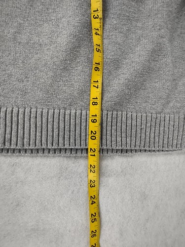 AMX Boys Gray With Gray Stripes 1/4 Zip 100% Cotton Sweater Size S(8) - Picture 15 of 17