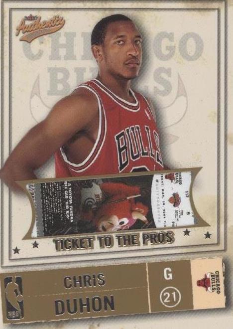 2004-05 Fleer Authentix - Chris Duhon #103 - 1 of 2