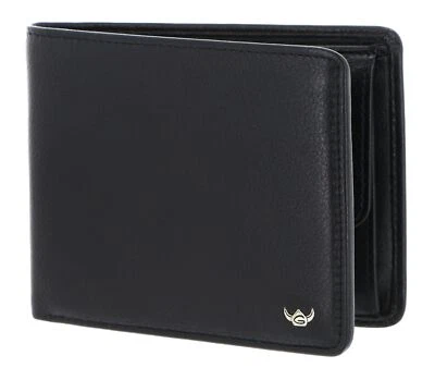 Golden Head Dublin Billfold Coin Wallet Geldbörse Black schwarz Neu