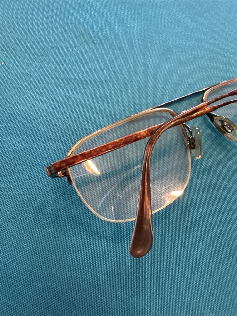 Rodenstock Eyeglasses R4184 Vintage Tortoise Frames Only Titanium