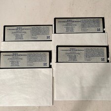 SCAD II Simulated Case for Audit Vintage Computer Software 5.25 Floppy Disks