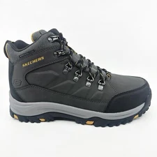 Skechers Relment Daggett Charcoal Mens Extra Wide Boot Water Repellent Snow Boot