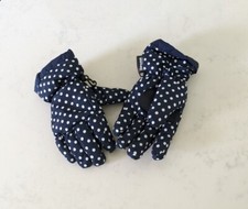 Oshkosh Thinsulate Insulation White Polka dots on Blue Snow Gloves 7-12