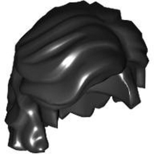 Lego Hair 35494 PICK & MIX ANY COLOURS! Black Dark Brown Dark Tan - Picture 4 of 4
