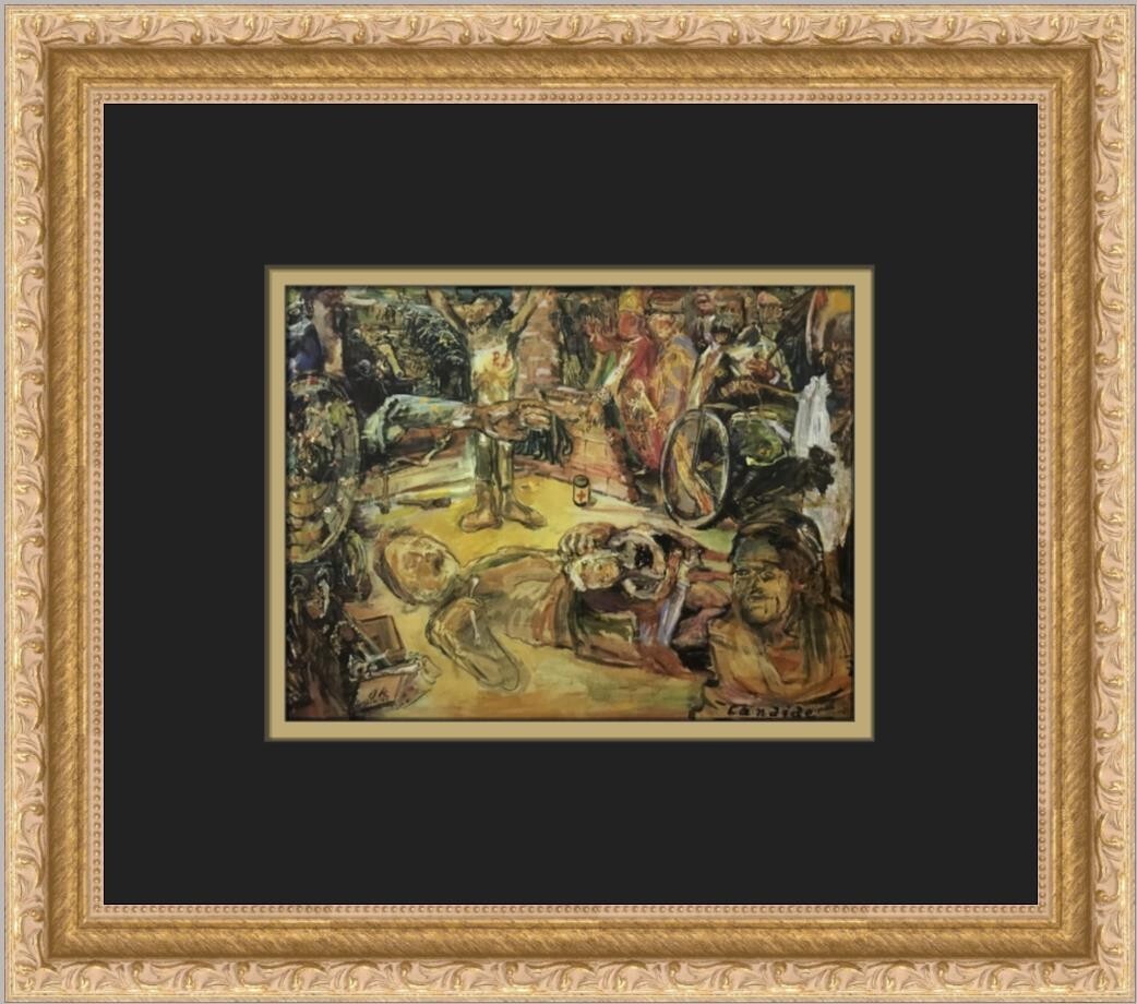 Oskar Kokoschka What Are We Fighting For Custom Framed Print | eBay