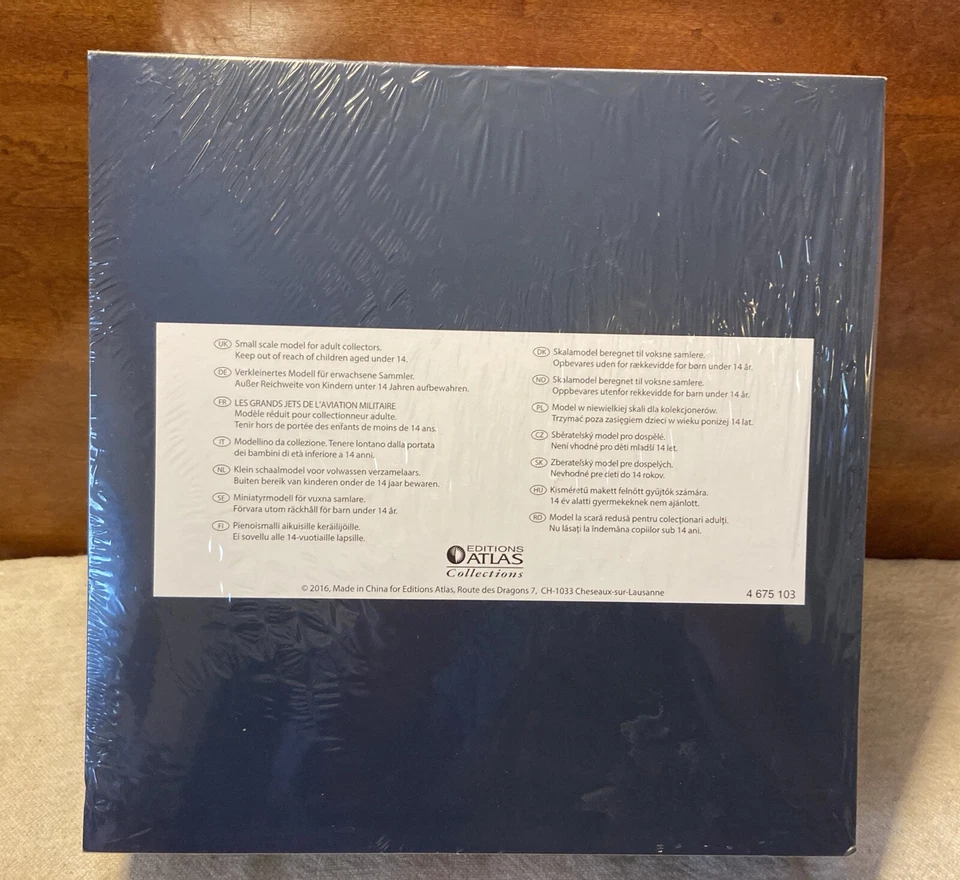 Ediciones Atlas Lockheed SR-71A Blackbird 1:144 Collector’s Model-4 675 103 - Nuevo en caja Foto 3 de 4