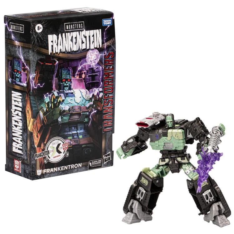 HASBRO 2023 COLLABORATIVE UNIVERSAL MONSTERS x TRANSFORMERS FRANKENTRON MISB - Image 3 of 4