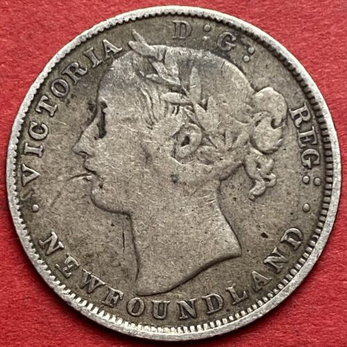 1880 Newfoundland 20 Cents - Fine - Lot#9612 - Photo 1 sur 2