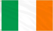 Ireland Grommet Flag Irish Nationality 3' x 5' Irish National Flags Polyester