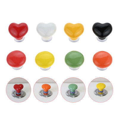 1pc Toilet Press Button Simple Ceramic Tank Flush Press Tool Assistant Nail Art