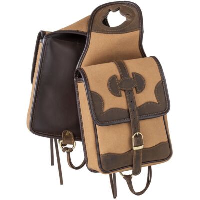 Tough1 Canvas Horn Bag w/ Leather Accents