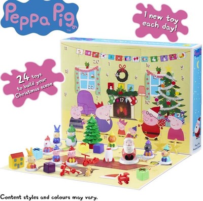 peppa pig christmas playset