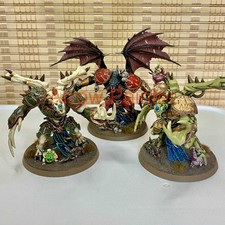 Warhammer 40000 AOS painted Nurgle Khorne Dae...