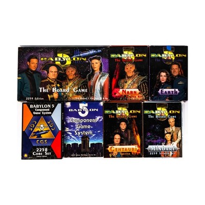 Component Game Systems Babylon 5 Collection #6 - Basisspiel + 6 Erweiterungen