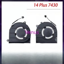 Laptop CPU GPU Cooling Fan for Del Inspiron 14 Plus 7430 0HV9W8 0D8MWV