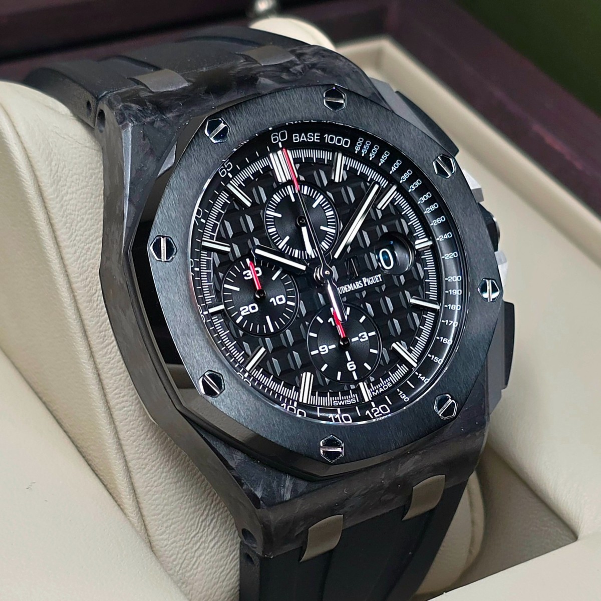 Carbon Fiber Royal Oak Offshore 44mm Forged Carbon Royal Oak