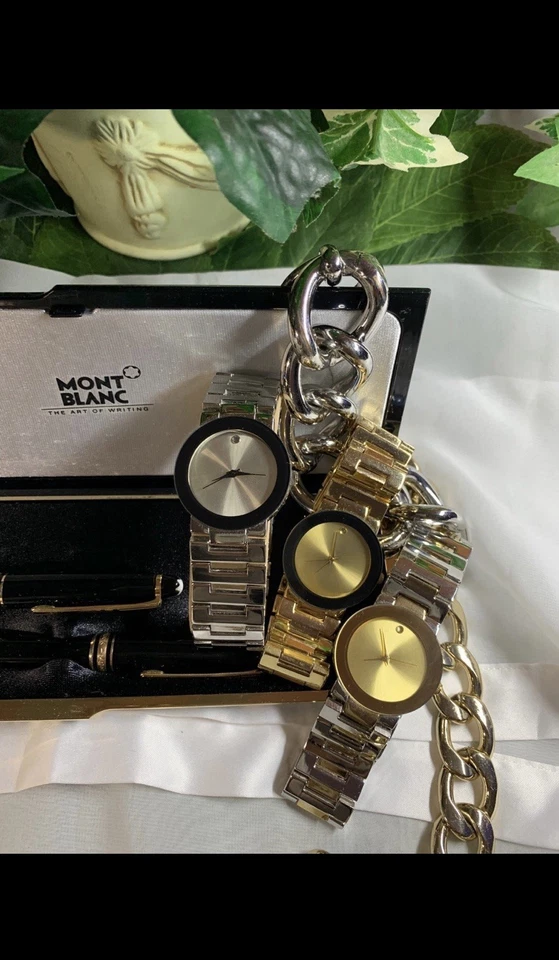 Reloj para hombre Movado Bold madreperla plateado similar a Movado, nuevo con etiquetas Foto 3 de 4