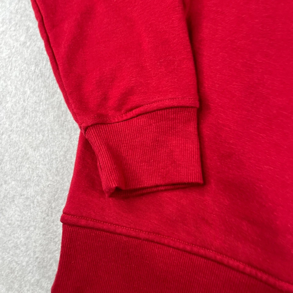 Reebok Sweater Large Red Graphic Print Long Sleeve Crew Neck Casual - Image 2 of 4