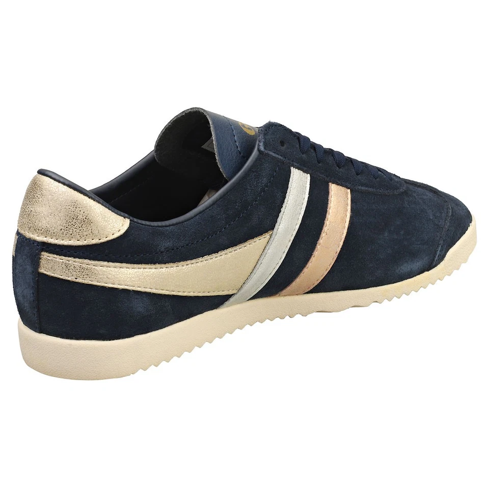 Zapatillas de Moda Gola Bullet Mirror Trident Azul Marino Plata Mujer - Imagen 2 de 4