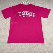 Champion Kansas State University Wildcats TShirt Women’s Large Pink Short Sleeve
