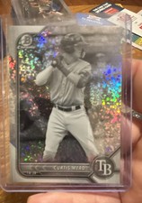 2022 Bowman Chrome - Pros. Curtis Mead #BCP-223 Black & White Mini-Diamond Ref