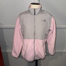The North Face Girls Denali Colorblocked Full-Zip Fleece Jacket Size XL Youth