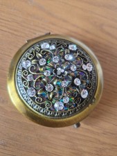 Compact Pocket Mirror Folding Makeup Handbag Cosmetic Bling