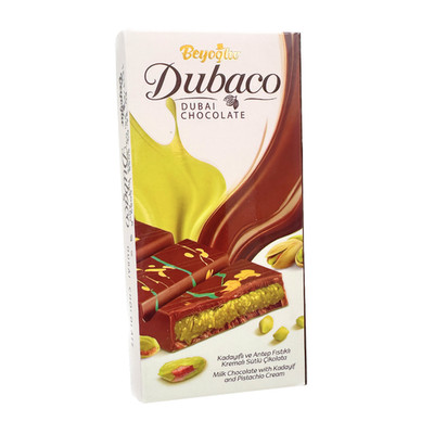Dubai Chocolate Bar 200g - Viral Chocolate - Premium Hand Knafeh, Pistachio