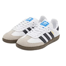 Adidas Samba OG Trainers Womens Junior Black White Gum Leather Shoes B75806