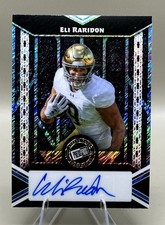 ‼️2024 Leaf Press Pass Eli Raridon Auto #6/20 Notre Dame Fighting Irish