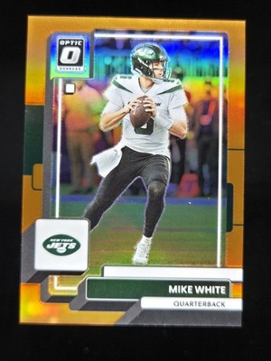 2022 Donruss Optic #151 Mike White Orange #/199 New York Jets