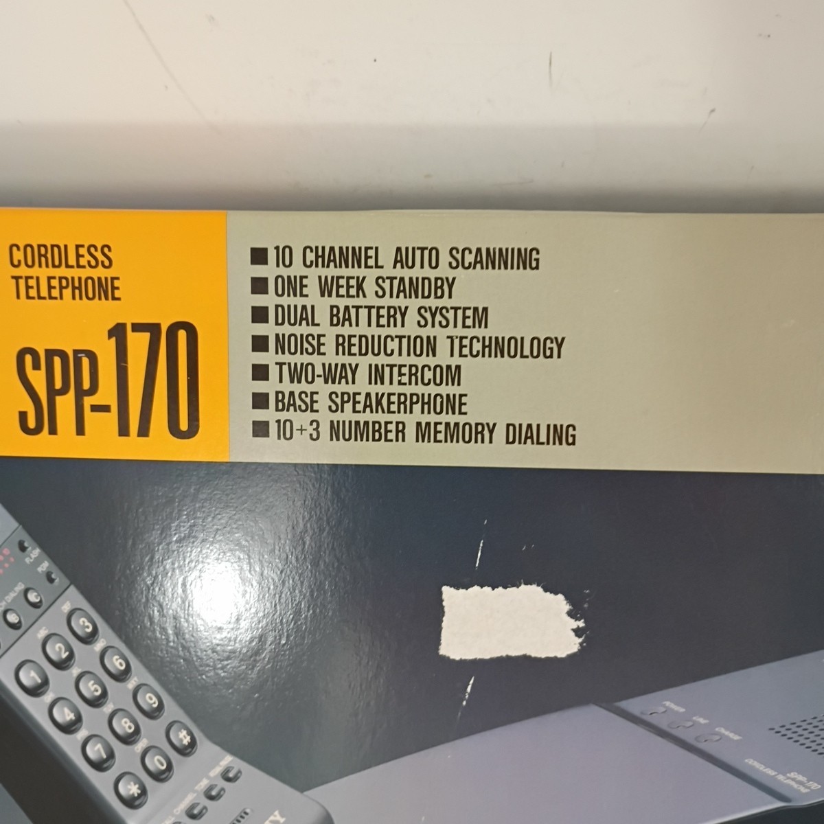 Vintage 90s Deadstock Sony SPP-170 Cordless Telephone for sale