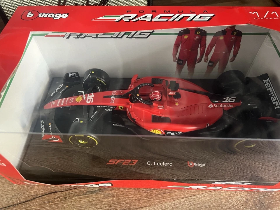1:18 BURAGO Ferrari F1 Sf-23 #16 Season 2023 Charles Leclerc  BU16812LE - Immagine 4 di 4