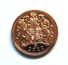 Great Britain. 2022 Gold Sovereign.  Elizabeth 11 - Platinum Jubilee ..  P/L BU
