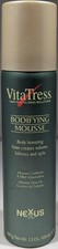 Nexxus VitaTress Bodifying Mousse, Creates Volume, Fullness Style, 3.5 oz.