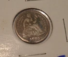1891 P Philadelphia Mint Liberty Seated Dime - Full Liberty on Shield