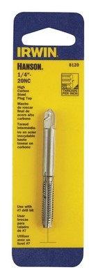 Irwin Hanson High Carbon Steel SAE Fraction Tap 1/4 in.-20NC 1 pc.