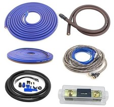4 Gauge 100 Copper OFC Complete Amplifier Wiring Kit True Spec 4 AWG