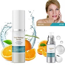 1-3pc Total Package Serum, All-In-One Vitamin C, Hyaluronic Acid, Peptides Serum