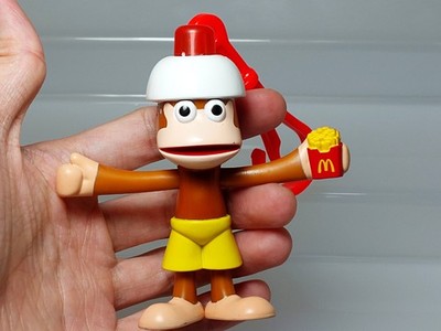 Ape Escape Piposaru 2001 McDonald's Happy Set Pipo Monkey Keychain