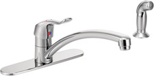 Moen 8717 Commercial M-Dura Single-Mount Kitchen Faucet with 12-Inch Spout Reach