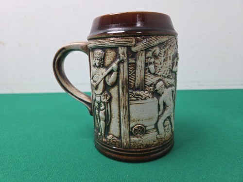 Vintage Gerz Gerzit Stoneware Beer Stein Made in Germany