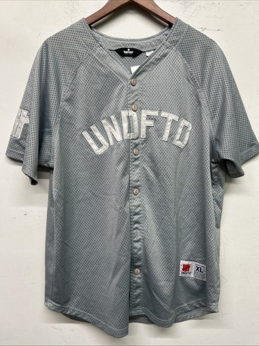 Undefeated Gray Baseball Jersey SZ XL