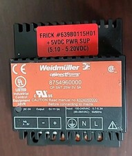 WEIDMULLER 8754960000 SWITCHING POWER SUPPLY CP SNT 25W 5V 5A - Used,30 Day Wty