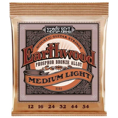 Ernie Ball Earthwood Phosphor Bronze 12-54 Medium Light