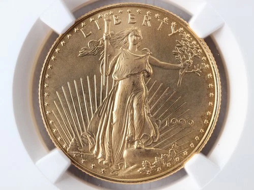 1999 American Gold Eagle 1/2 oz — photo from the most recent tracked eBay sale